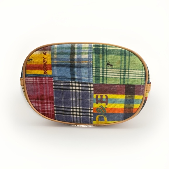 Dooney & Bourke Colorful Plaid Madras Shoulder Bag - Picture 7 of 9